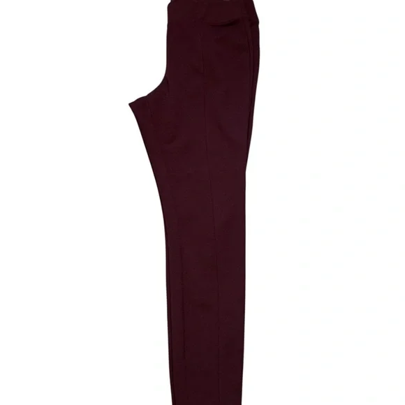 Old Navy Women's Deep Burgundy Leggings - Picture 2 of 7